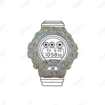 Natural Diamond G- Shock Bezel Diamlux