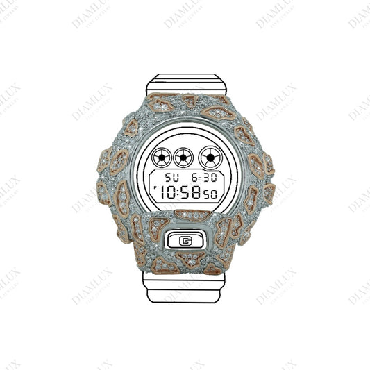 Natural Diamond G- Shock Bezel Diamlux