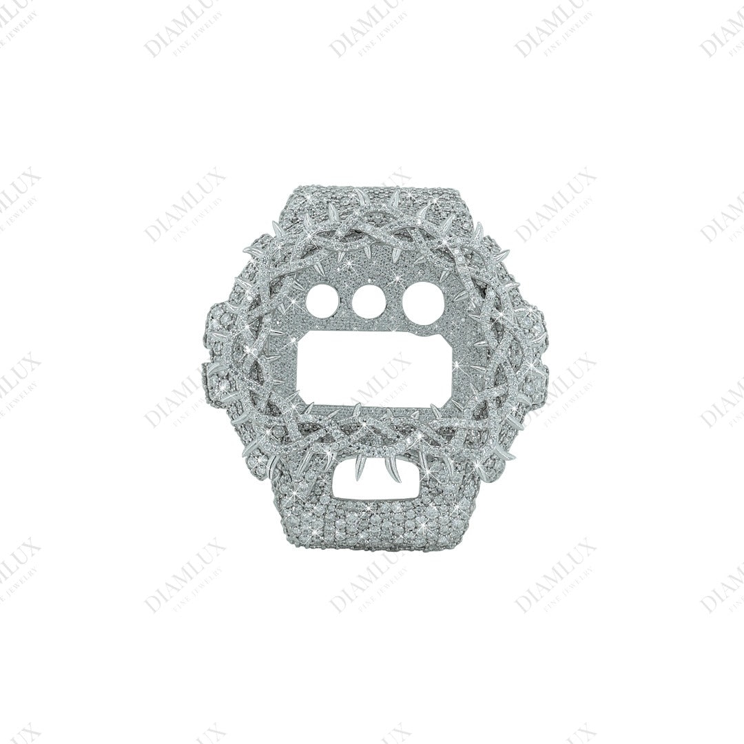 Throns G-Shock Watch Bezel in Natural Diamond Diamlux Fine Jewelry