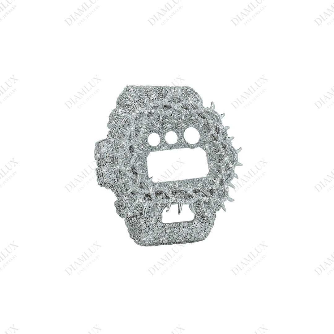 Throns G-Shock Watch Bezel in Natural Diamond Diamlux Fine Jewelry