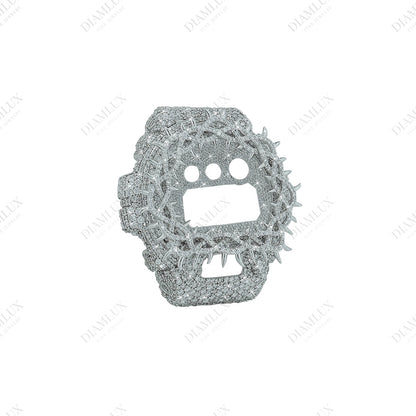 Throns G-Shock Watch Bezel in Natural Diamond Diamlux Fine Jewelry