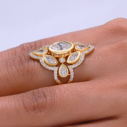 10kt Gold Lab Diamond Ring Diamlux Fine Jewelry