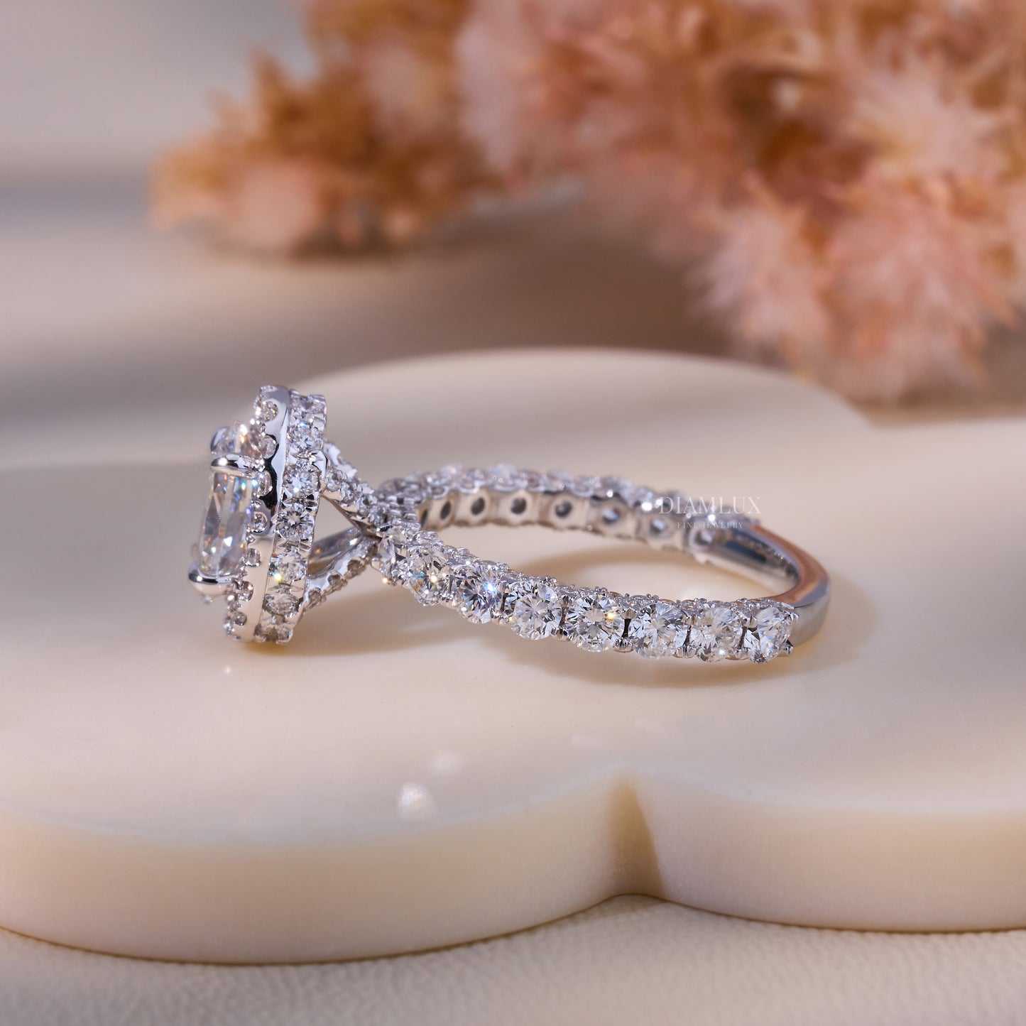 10kt Gold Lab Diamond Ring Diamlux Fine Jewelry