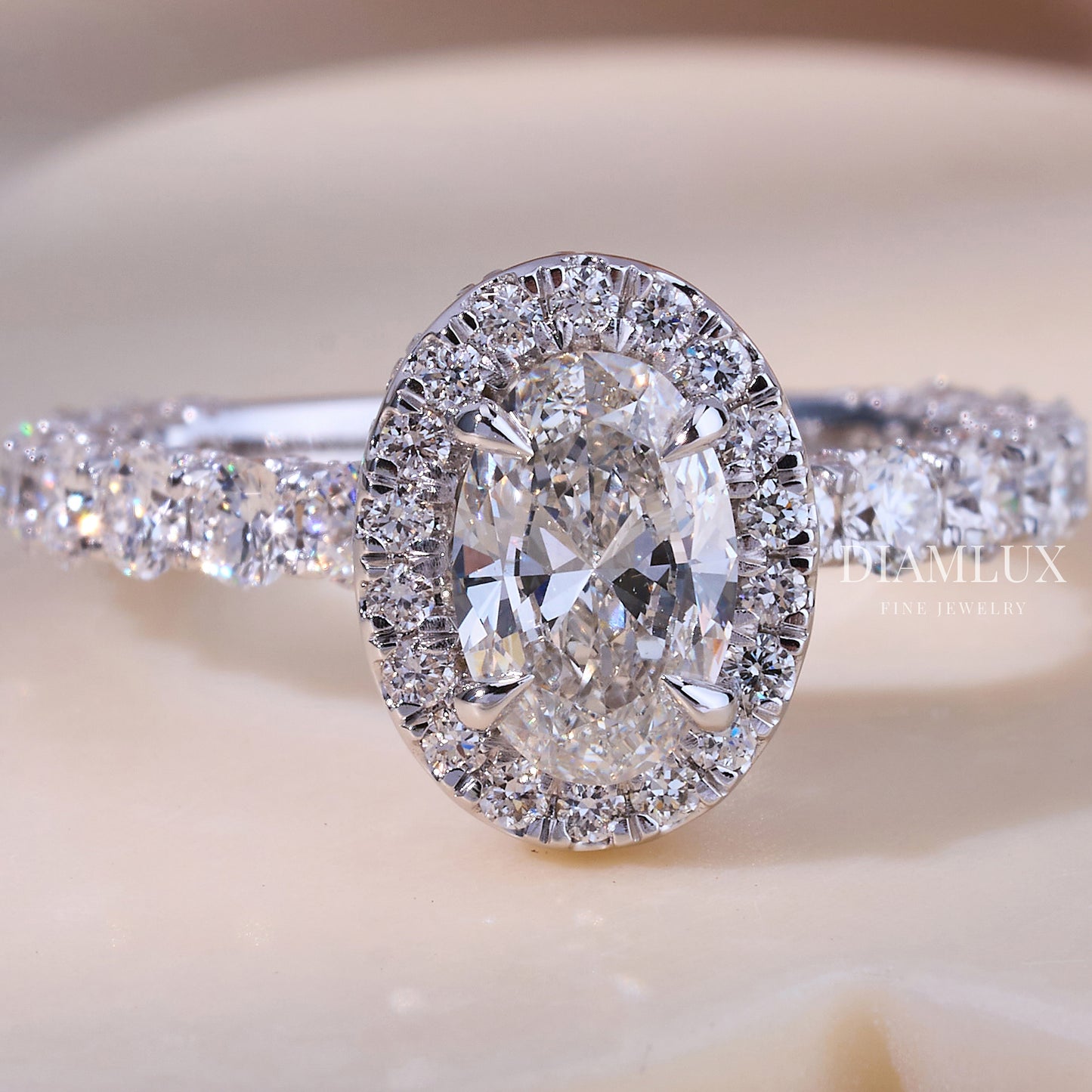 10kt Gold Lab Diamond Ring Diamlux Fine Jewelry