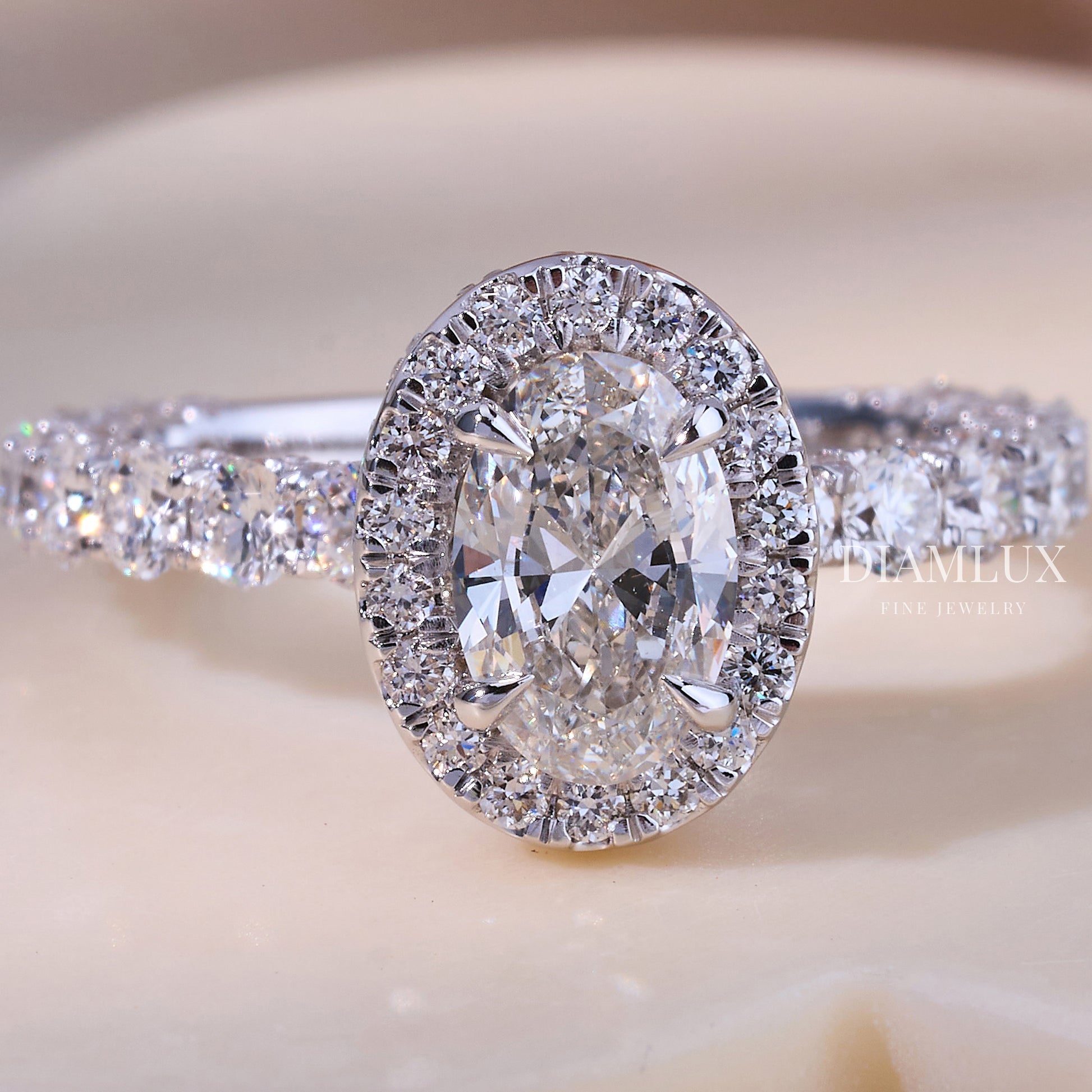 10kt Gold Lab Diamond Ring Diamlux Fine Jewelry