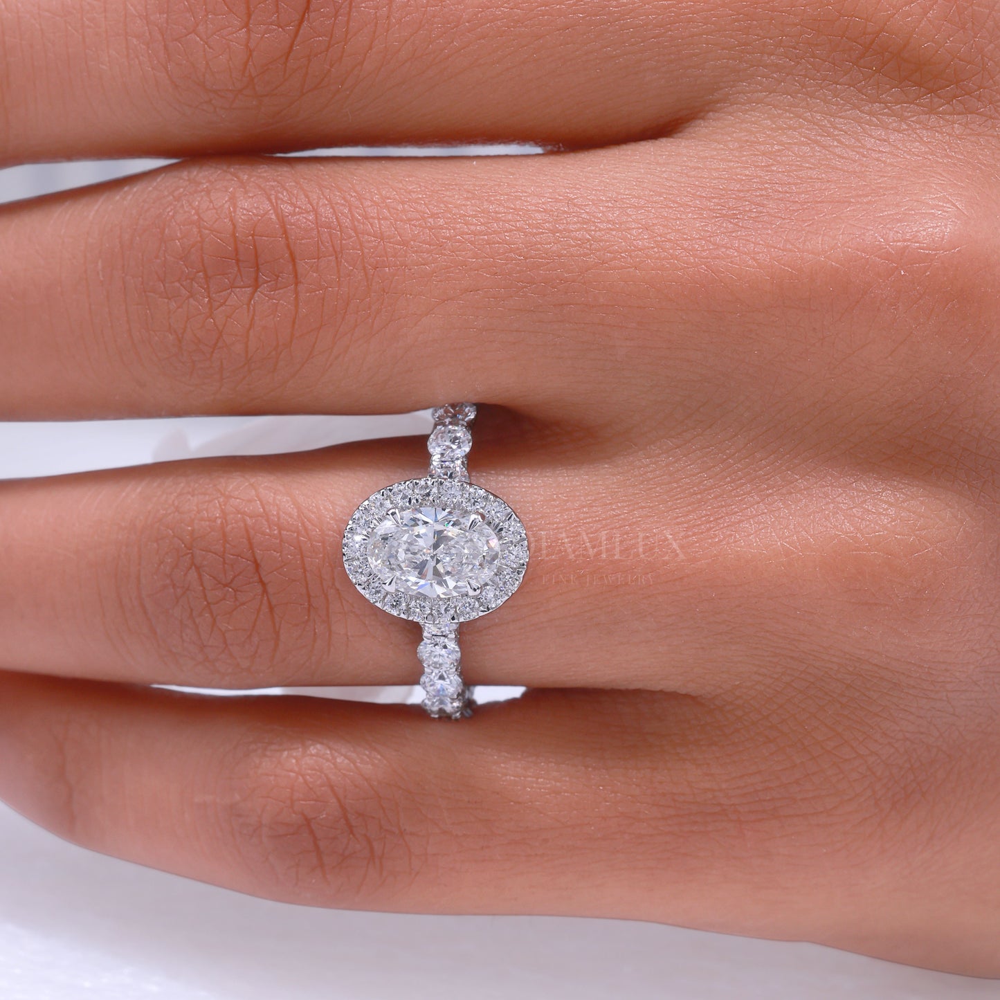 10kt Gold Lab Diamond Ring Diamlux Fine Jewelry