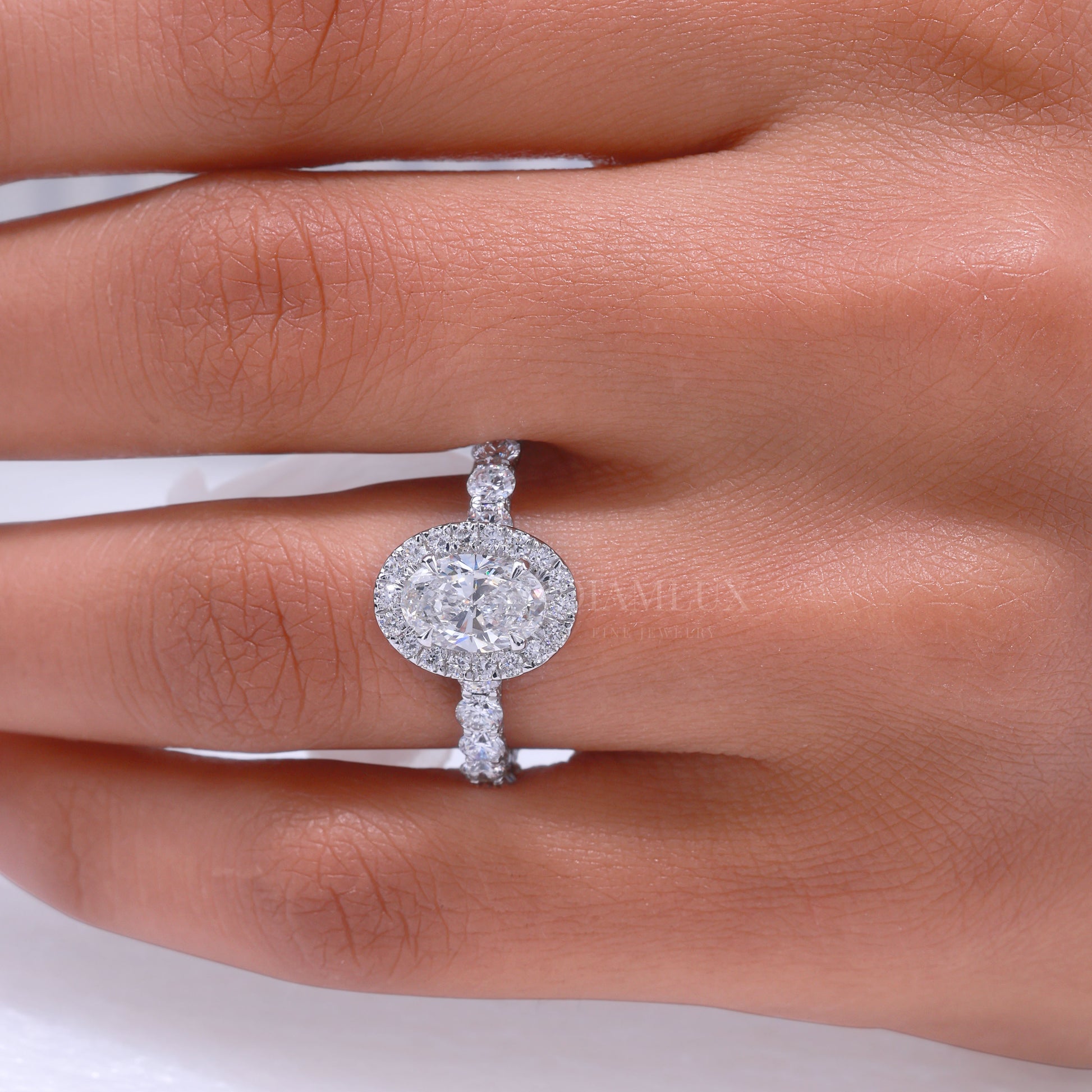 10kt Gold Lab Diamond Ring Diamlux Fine Jewelry
