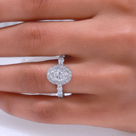 10kt Gold Lab Diamond Ring Diamlux Fine Jewelry
