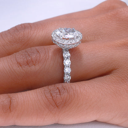 10kt Gold Lab Diamond Ring Diamlux Fine Jewelry