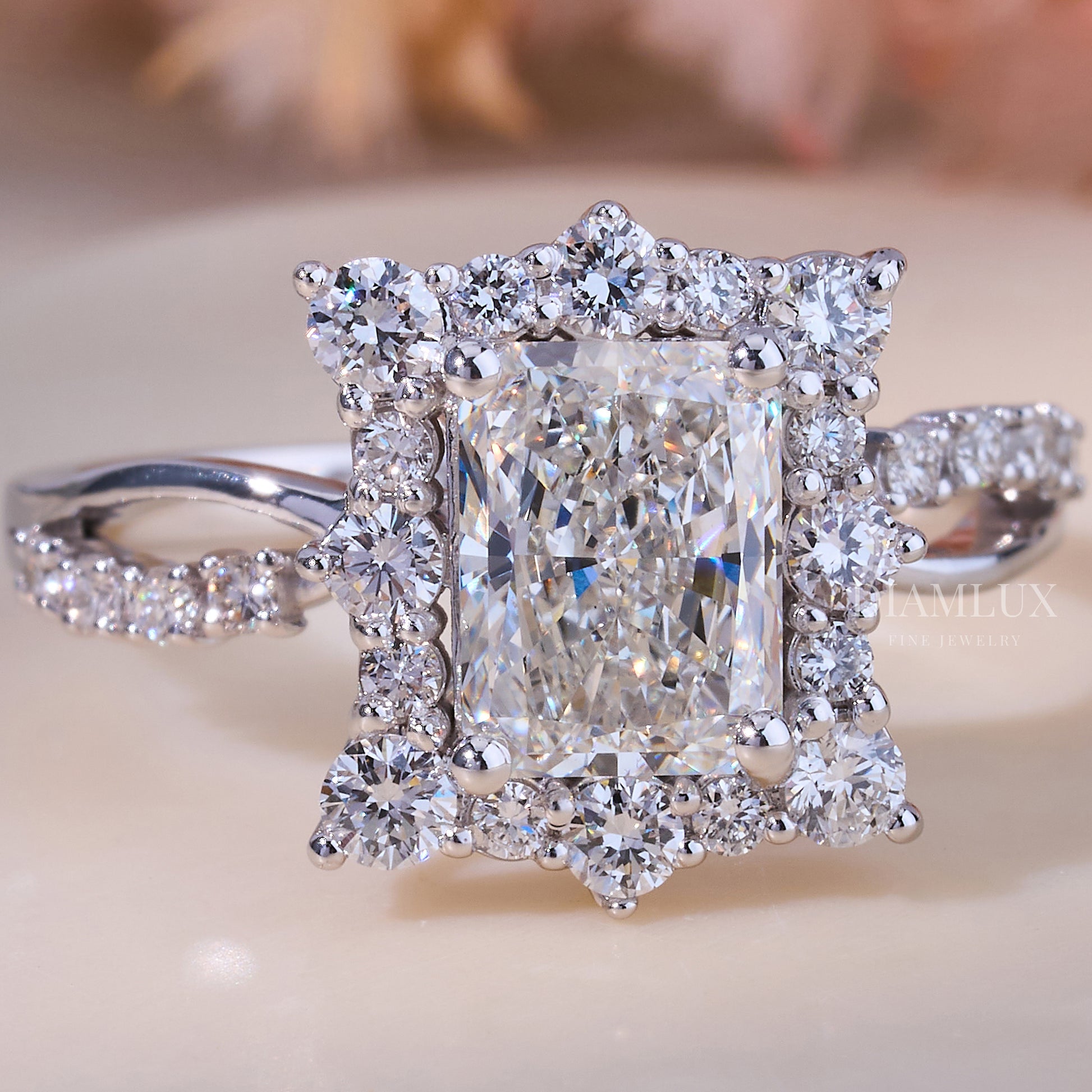 10kt Gold Lab Diamond Ring Diamlux Fine Jewelry