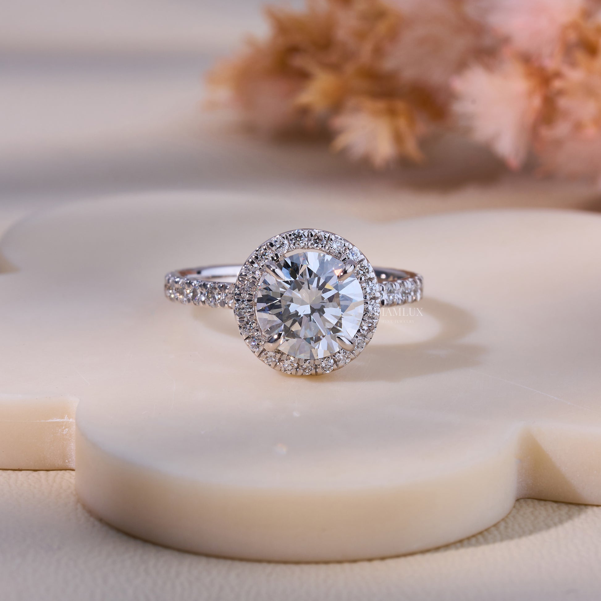 10kt Gold Lab Diamond Ring Diamlux Fine Jewelry