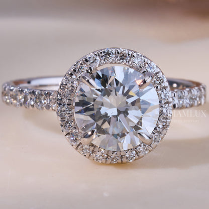 10kt Gold Lab Diamond Ring Diamlux Fine Jewelry