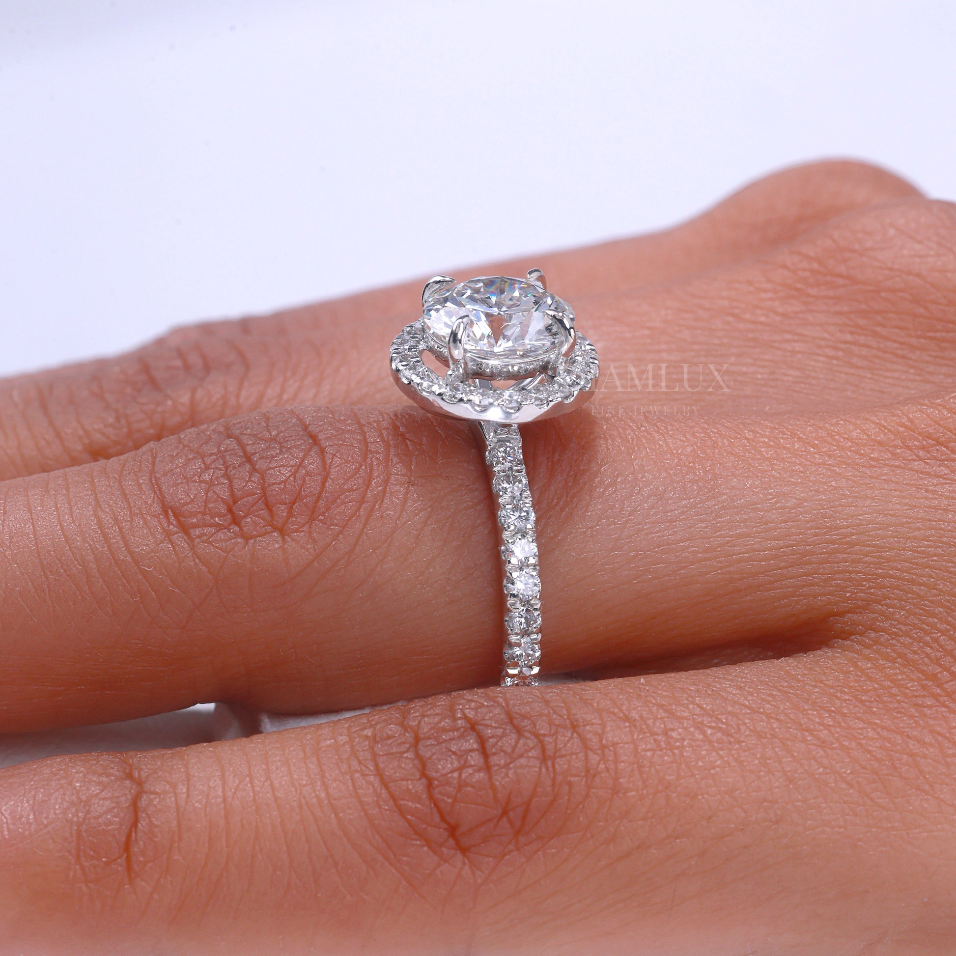 10kt Gold Lab Diamond Ring Diamlux Fine Jewelry