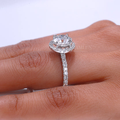 10kt Gold Lab Diamond Ring Diamlux Fine Jewelry