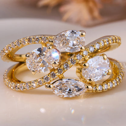 10kt Gold Lab Diamond Ring Diamlux Fine Jewelry