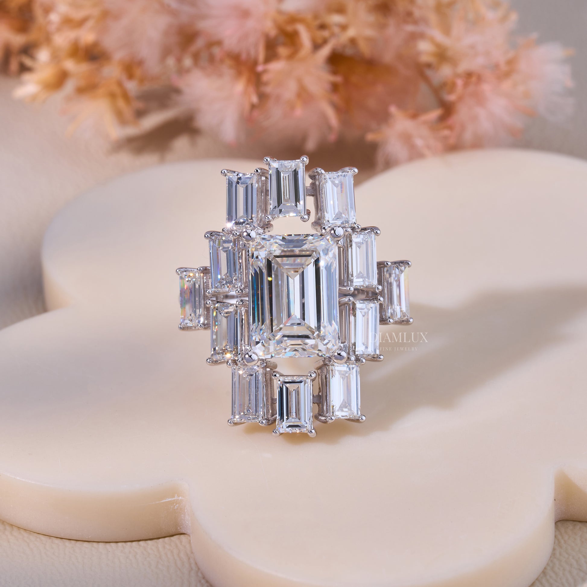 10kt Gold Lab Diamond Ring Diamlux Fine Jewelry