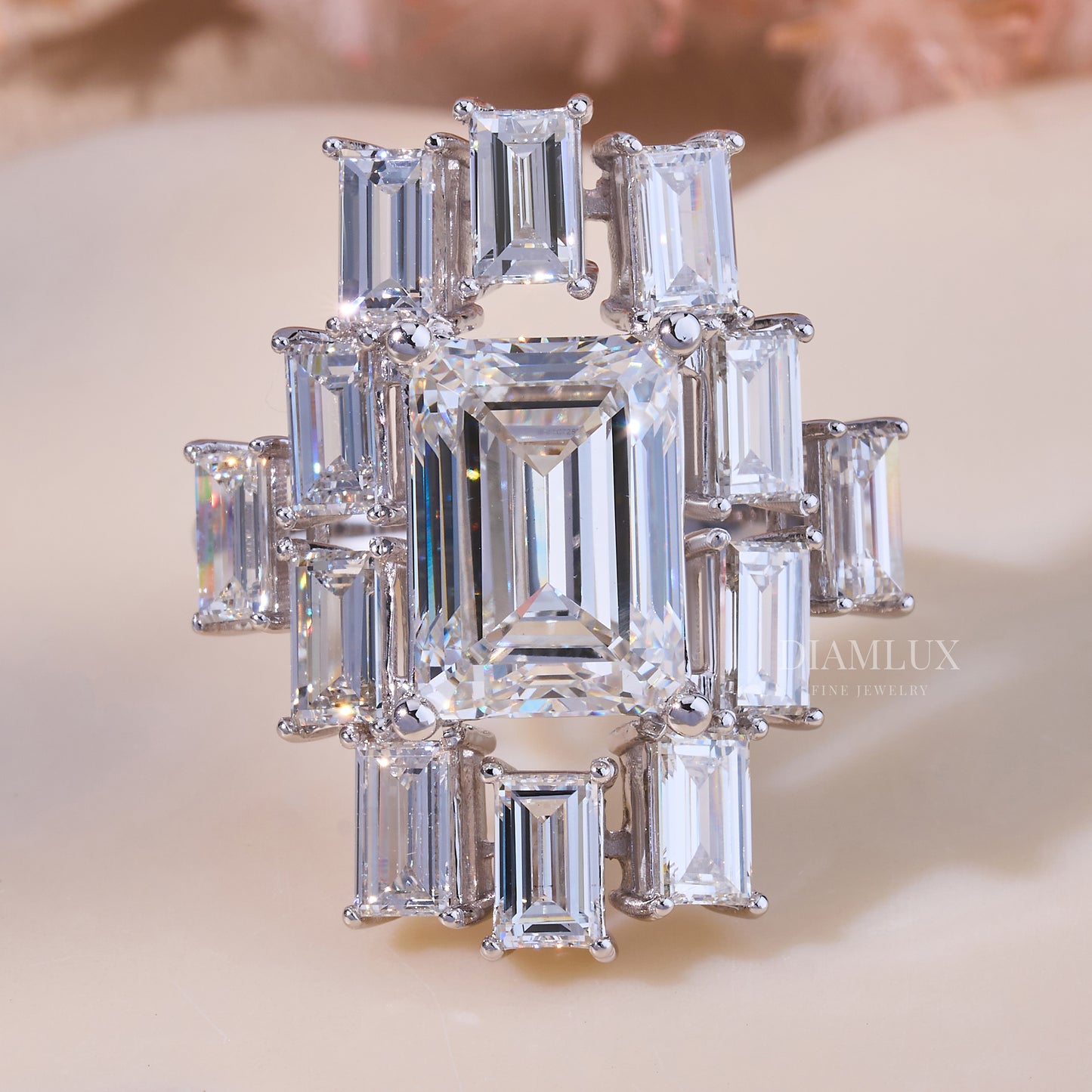 10kt Gold Lab Diamond Ring Diamlux Fine Jewelry