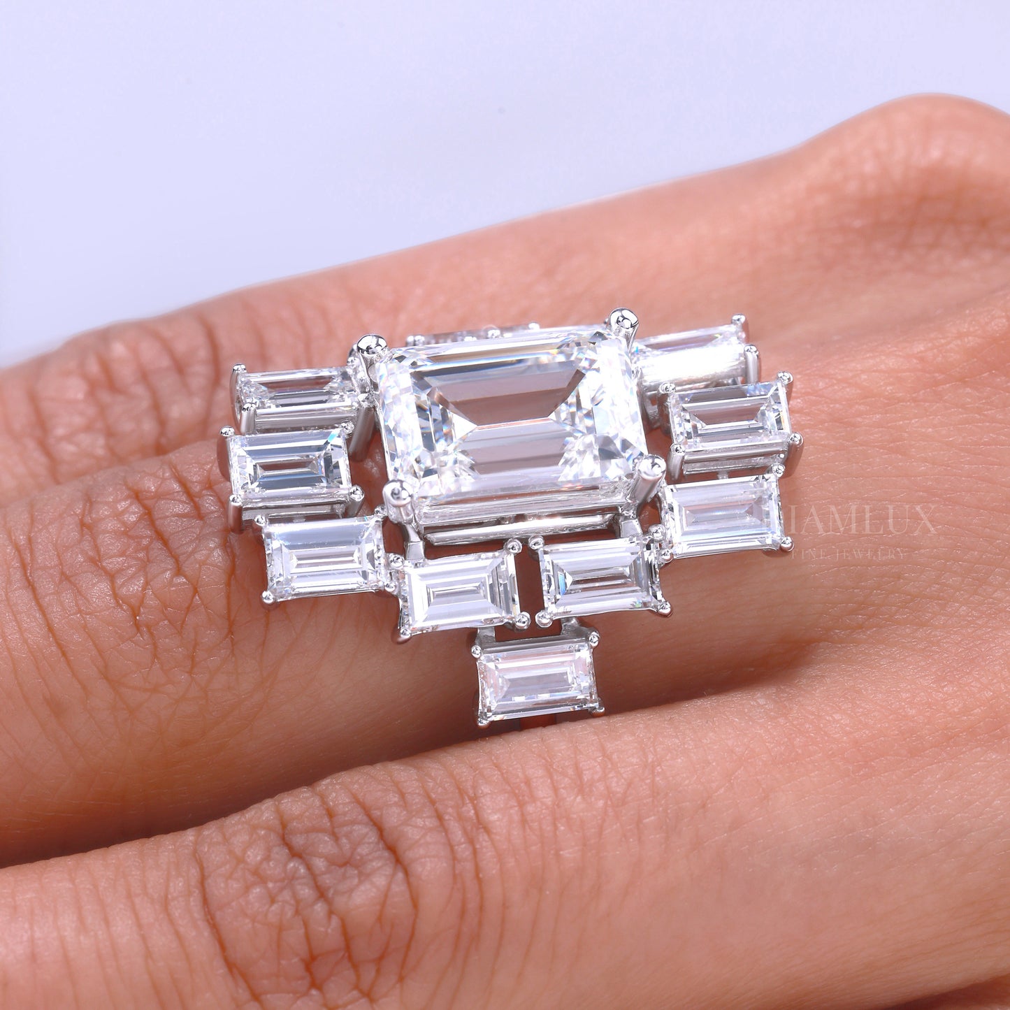 10kt Gold Lab Diamond Ring Diamlux Fine Jewelry